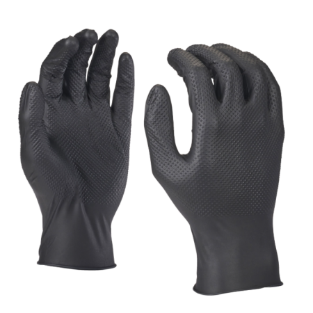 Guanti monouso in nitrile disposable gloves grip 50pc