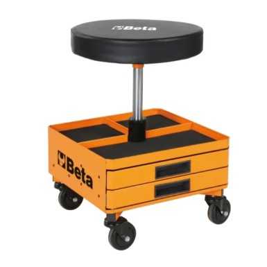 Seggiolino girevole con seduta regolabile e cassetti portautensili 2251N