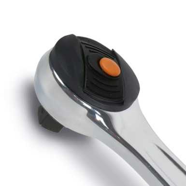 Cricchetto reversibile con attacco quadro maschio 1/2" con sistema anticaduta H-SAFE BETA 920HS/55LC