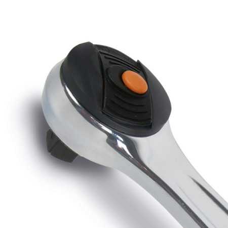 Cricchetto reversibile con attacco quadro maschio 1/2" con sistema anticaduta H-SAFE BETA 920HS/55LC