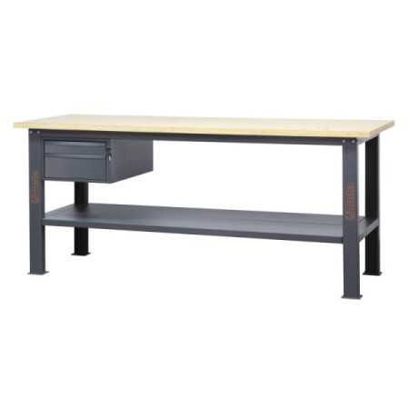 Banco da lavoro 2,1 m con piano in legno e 2 cassetti BETA C58BC-W2,1 2C