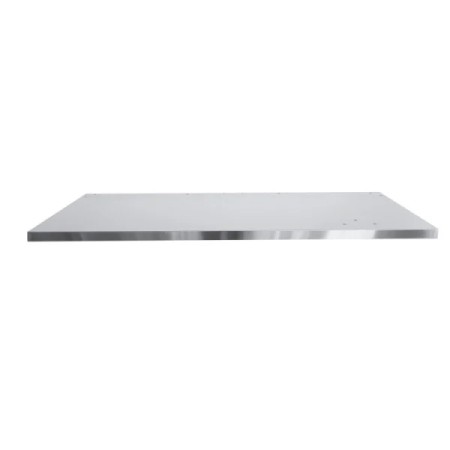 Piano di lavoro in MDF rivestito in acciaio inox 1.600x750mm, banchi componibili C58BC BETA C58PLT-X 1,6