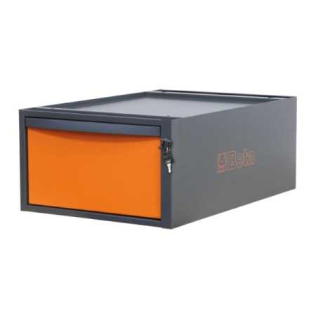 Cassettiera altezza 257 mm con 1 cassetto, per banchi componibili C58BC BETA C58CS 1C