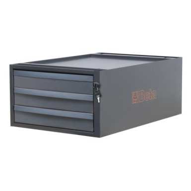 Cassettiera altezza 257 mm con 3 cassetti, per banchi componibili C58BC BETA C58CS 3C
