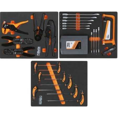 Cassettiera mobile Beta Worker BW 2400S XL9/E-XL con 9 cassetti e 487 utensili inclusi