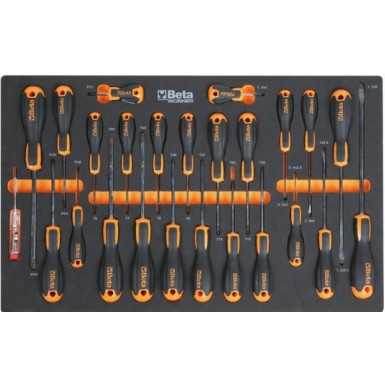 Cassettiera mobile Beta Worker BW 2400S XL9/E-XL con 9 cassetti e 487 utensili inclusi