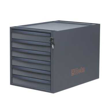 Cassettiera altezza 479 mm con 6 cassetti, per banchi componibili C58BC BETA C58CSH 6C