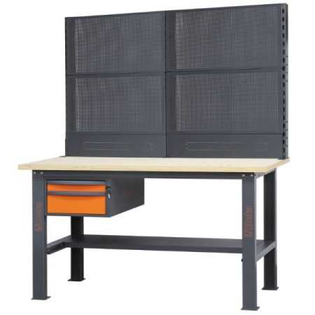 Kit 4 pannelli forati con struttura, per banchi componibili C58BC da 1,6 m BETA C58K/4PF-1,6M