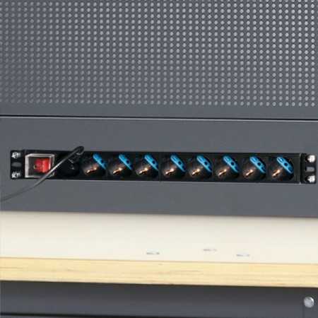 Kit 2 pannelli forati con struttura, per banchi componibili C58BC da 2,1 m BETA  C58K/2PF-2,1M