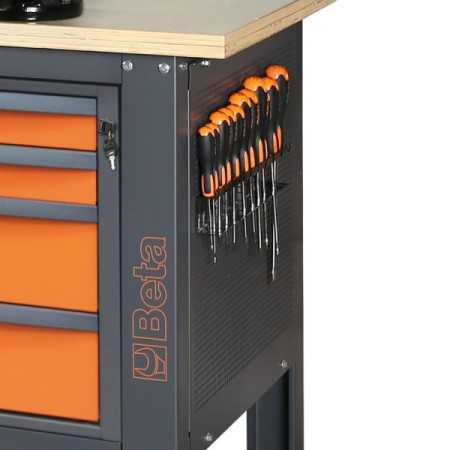 Pannello forato laterale per banchi componibili C58BC BETA C58PFL