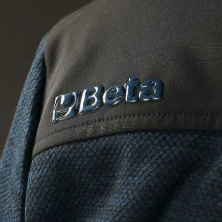Felpa tecnica in pile con inserti in tessuto softshell BETA 7637B