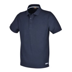 Polo work in cotone piquet 200g, con 3 bottoni, blu BETA 7552BL 2