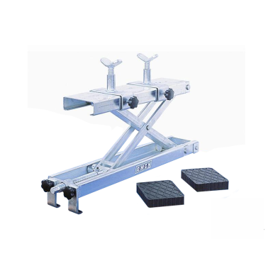 Traversa di supporto moto funzionamento a cricco regolabile in altezza, portata 250 Kg OMCN 560