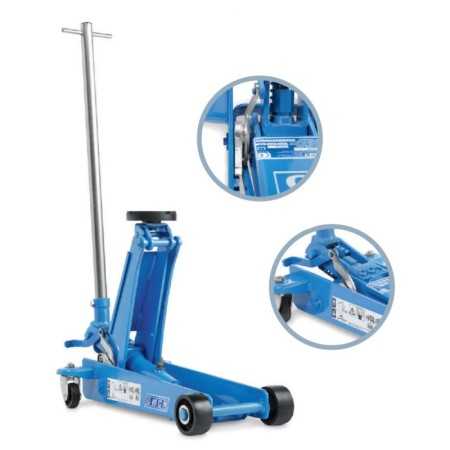 Sollevatore idraulico a carrello portata 2T OMCN 112/XR