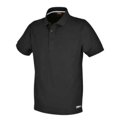 Polo work in cotone 200g, con 3 bottoni, nera BETA 7552N