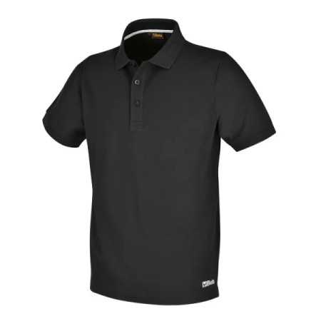 Polo work in cotone 200g, con 3 bottoni, nera BETA 7552N