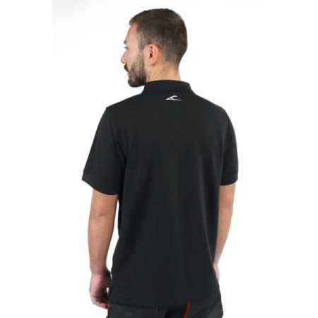 Polo work in cotone 200g, con 3 bottoni, nera BETA 7552N