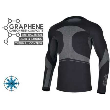 Maglia intima tecnica maniche lunghe elasticizzata in graphene BETA 7997GN