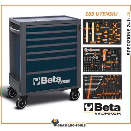 Cassettiera RSC24/7-B7 3M cassetti con 189 utensili edizione limitata Beta