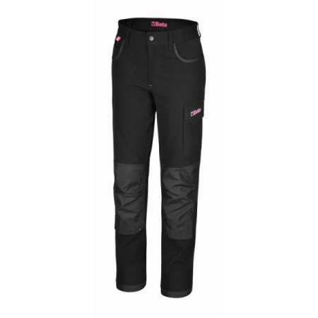 Pantaloni da lavoro da donna multitasche in 100% cotone elasticizzato, 220g BETA 7818LN