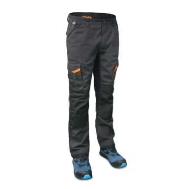 Pantaloni da lavoro multitasche con inserti in tessuto elasticizzato BETA 7818G