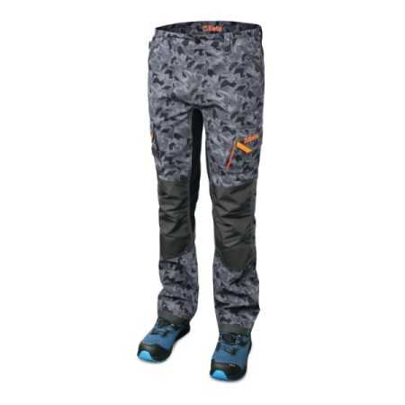 Pantaloni da lavoro multitasche con disegno camouflage esclusivo. BETA 7818CM