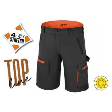 Bermuda leggeri da lavoro, multitasche elasticizzati Slim fit BETA 7661G
