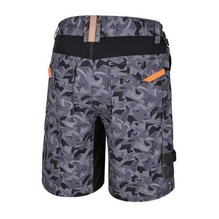 Bermuda da lavoro multitasche con disegno camouflage esclusivo. BETA 7815CM