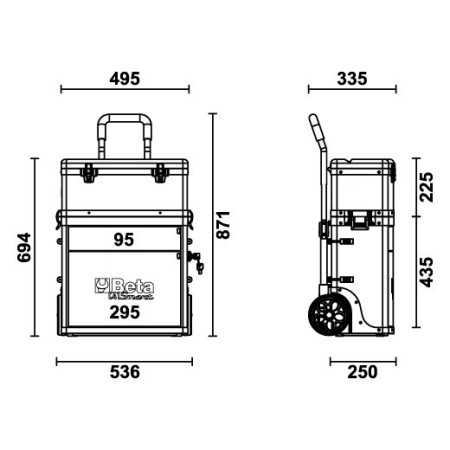 TROLLEY PORTAUTENSILI ART. C41H