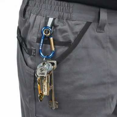 Bermuda da lavoro in 100% cotone elasticizzato grigio, comodi e resistenti BETA 7931MG