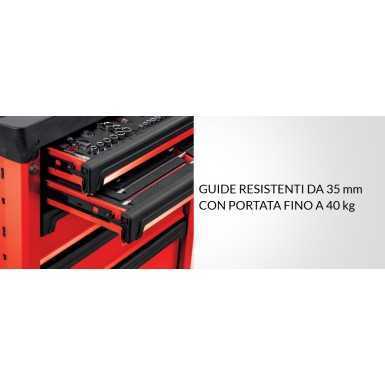 USAG U05160117 516 ST6NV Carrello Vuoto, 7 cassetti