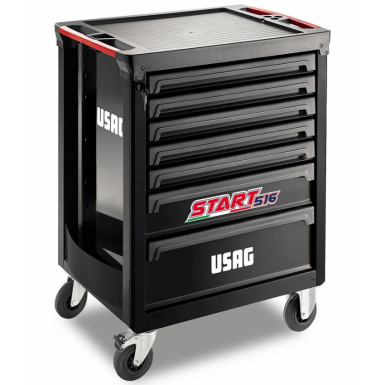 USAG U05160117 516 ST6NV Carrello Vuoto, 7 cassetti