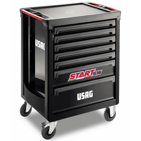 USAG U05160117 516 ST6NV Carrello Vuoto, 7 cassetti