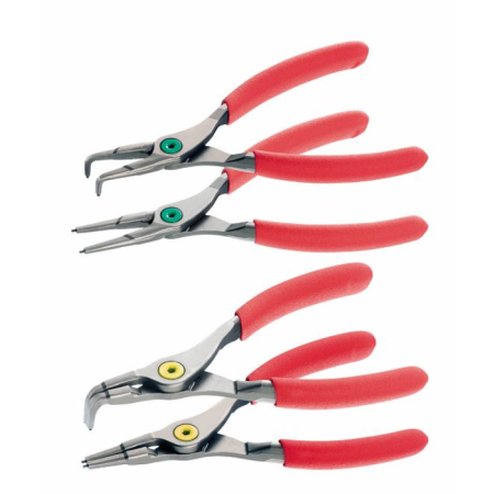Serie di 4pinze per anelli elastici Usag 127 N/SE4S