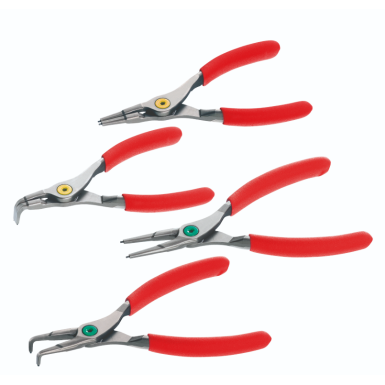 Serie di 4pinze per anelli elastici Usag 127 N/SE4S