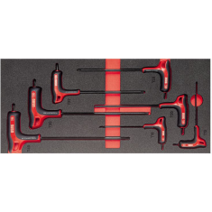 Modulo in spugna bicolore assortito chiavi mascho torx (7 pz) 519 M 280HATX_L