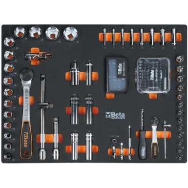 Combinazione arredo officina C45PRO 2.0 B7X con assortimento di 196 utensili universali