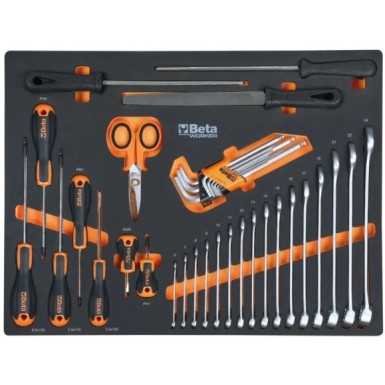 Combinazione arredo officina C45PRO 2.0 B7X con assortimento di 196 utensili universali