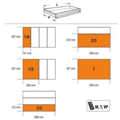 Cassettiera Porta Attrezzi Con 8 Cassetti - Beta RSC24/8