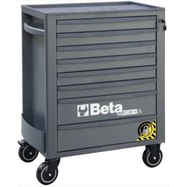 Cassettiera mobile con otto cassetti, con sistema ANTIRIBALTAMENTO e assortimento di 411 utensili INDUSTRIA 2400 RSC24A/8-VIL