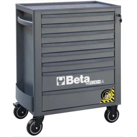 Cassettiera mobile con otto cassetti, con sistema ANTIRIBALTAMENTO e assortimento di 411 utensili INDUSTRIA 2400 RSC24A/8-VIL