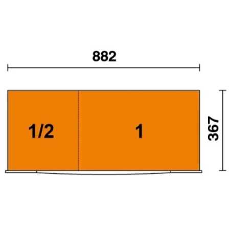 Cassettiera Mobile Con 9 Cassetti, Con Sistema Antiribaltamento, Modello Lungo - Beta RSC24AXL/9