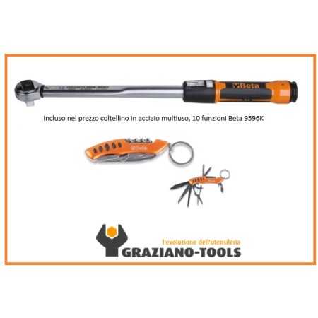 Chiave dinamometrica a scatto Zero-Reset per serraggi destrorsi Beta 666/5