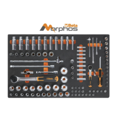 Vassoio morbido in EVA bussole lunghe da 1/4" e da 1/2"