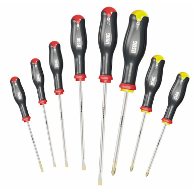 324 SH8 Serie di 8 giraviti per viti con intaglio e impronta a croce PHILLIPS® Usag