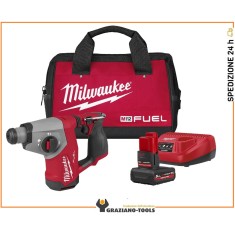 Tassellatore Milwaukee M12 FHAC16-501BRF Compatto Batterie 5 Ah