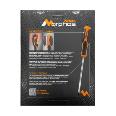 Serie di 8 cacciaviti taglio e croce Beta Morphos 1223 D5