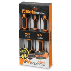 Serie di 8 cacciaviti taglio e croce Beta Morphos 1223 D5 2