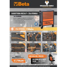 Cassettiera RSC24/7 + 256 utensili Beta