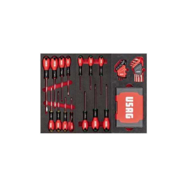 Carrello START con cassetto verticale - 6 cassetti (vuoto) 516 STB06V Usag + assortimento 295 utensili